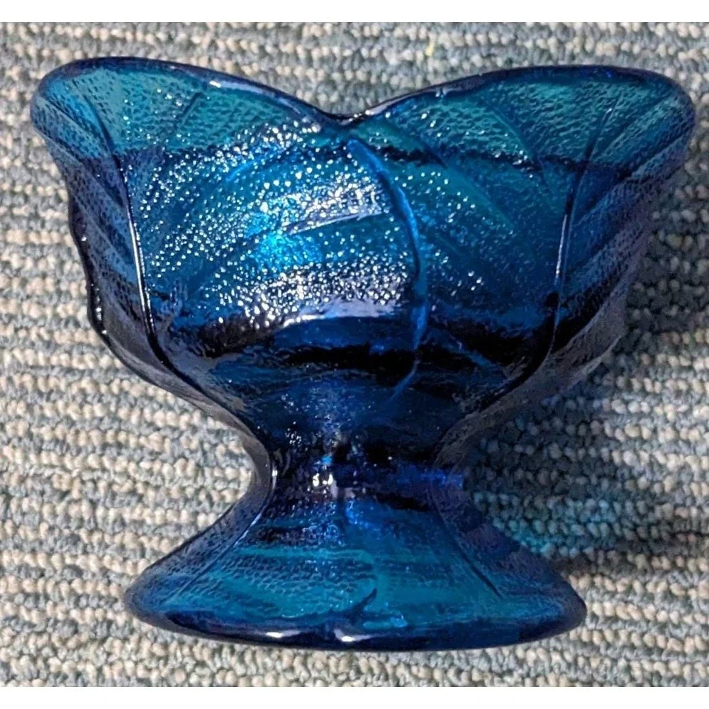 Vintage Viking Glass Epic Glimmer Leaf Fairy Lamp Base ONLY Bluenique Sticker